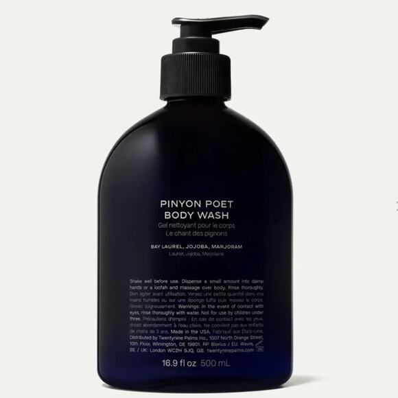 Twentynine Palms Other - Twentynine Palms Pinyon Poet Body Wash Bay Laurel Jojoba Marjoram NEW IN BOX